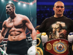 O campeão peso pesado do WBC, Oleksandr Usyk, enfrenta o grande kickboxing Rico Verhoeven no Egito