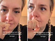 Mulher diz que era ‘muito gorda’ quando criança. Depois, olhe para trás e veja fotos antigas.