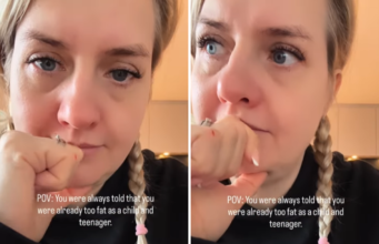 Mulher diz que era ‘muito gorda’ quando criança. Depois, olhe para trás e veja fotos antigas.