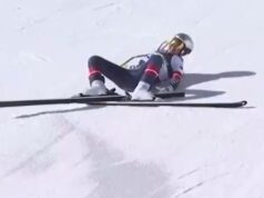 lágrimas e gritos de dor pela rainha do esqui alpino