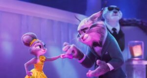 Como eles abordaram o papel de vilão de Pabot com Andy Samberg