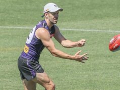 Fremantle Dockers Sam Wietkowski espera que um time forte entre em campo no derby de pré-temporada da AFL contra o West Coast Eagles
