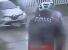 Um susto incrível no Tour de la Provence… Um carro se aproxima de um carro desgovernado quando se aproxima do meio da corrida!