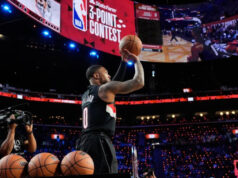 Venceu uma corrida de três pontos com uma ruptura no tendão de Aquiles