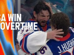 ‘Jack Hughes é o menino de ouro’ – EUA vencem Canadá na prorrogação