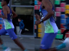 O menino que parou alguns metros para vencer a meia maratona de Barcelona