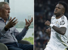 Ancelotti: “O Vincenzo brasileiro é diferente do Vincenzo do Real Madrid”