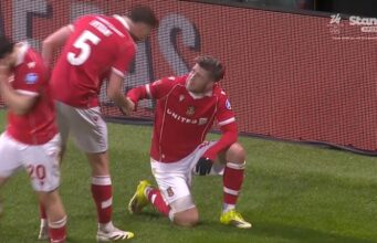 Windass marcou para colocar o Wrexham na frente