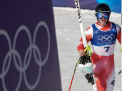 Von Almen, esquiador suíço Fez história ao conquistar sua terceira medalha de ouro olímpica.