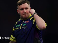 Poland Darts Open: Luke Leiter vence o título apesar de Gian van van Nine-darter