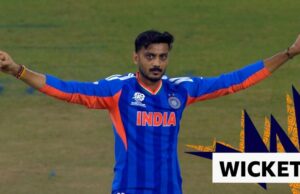 Copa do Mundo T20 Masculina da ICC: Akshar Patel da Índia derrota Babar Azam do Paquistão em cinco corridas.