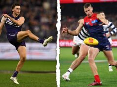 Jude McVeigh, zagueiro do Fremantle Dockers, jogará como zagueiro ao lado de Jordan Clarke em jogos da AFL