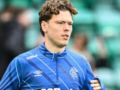 Rohl teve que deixar a estrela do Rangers que perdeu a bola 31 vezes