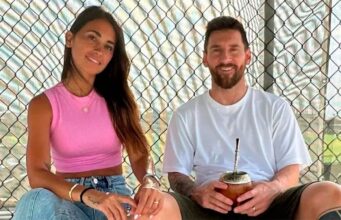O presente terno e colorido de Lionel Messi para Antonella Roccuzzo no Dia dos Namorados