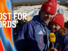 Jogos Olímpicos de Inverno de 2026: Sem palavras – Charlotte Banks e Hugh Nightingale reagem ao ouro histórico