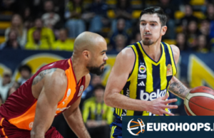 Tarık Biberovic subiu ao palco no último quarto; O Fenerbahçe venceu o Galatasaray na última partida do clássico.