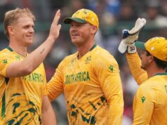 Os Proteas permaneceram invictos na fase de grupos da Copa do Mundo T20