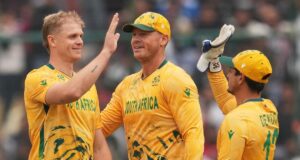 Os Proteas permaneceram invictos na fase de grupos da Copa do Mundo T20