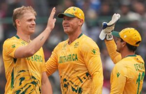 Os Proteas permaneceram invictos na fase de grupos da Copa do Mundo T20