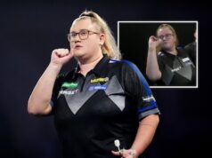 IMAGEM DOLOROSA: A sensação da Copa do Mundo, Beau Greaves, está lutando contra uma misteriosa doença dos dardos.