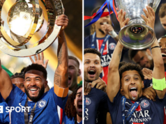 Sorteio da Liga dos Campeões: Nas oitavas de final, o Chelsea enfrentará o PSG, o Man City enfrentará o Real Madrid.