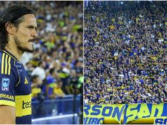La Bombonera se irritou, Cavani assobiou e saiu, sua rede explodiu