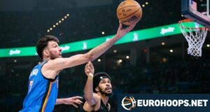 Thunder: Com 21 cestas de 3 pontos, eles encerraram a seqüência de sete vitórias consecutivas dos Cavaliers.