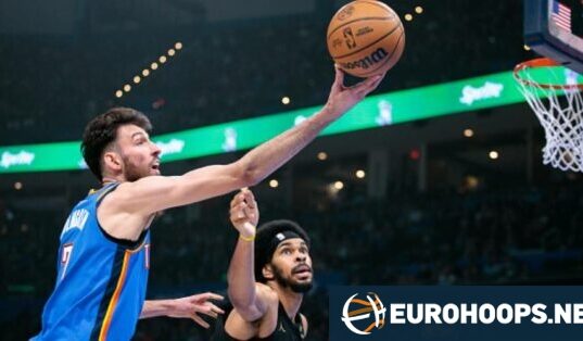 Thunder: Com 21 cestas de 3 pontos, eles encerraram a seqüência de sete vitórias consecutivas dos Cavaliers.