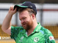 Copa do Mundo T20: Topping substitui Sterling lesionado na seleção irlandesa