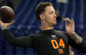 Combinação da NFL de 2026: Por que o Miami QB Carson Beck foi vaiado em Indianápolis?