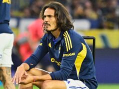 Devido a outra lesão, Cavani perdeu o jogo do Boca contra o Gimnasia de Mendoza