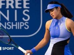 Emma Raducanu: A britânica teve sorte de perder na primeira rodada do Campeonato de Tênis de Dubai