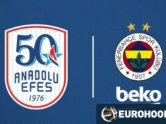 Classificação da EuroLeague: Fenerbahçe Beko consolida posição no topo Anadolu Efes Rising