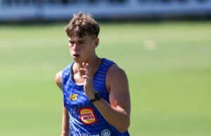 O ruckman da Costa Oeste, Matt Flynn, elogia a escolha de Cooper Duff por sua capacidade atlética e direção incrível