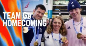 Os atletas olímpicos de inverno da equipe GB retornam ao Reino Unido.