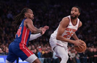 Mikal Bridges, dos Knicks, precisa sentar no banco novamente