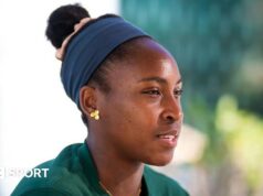 Coco Goff acha ‘difícil’ ouvir notícias da América em meio à repressão à imigração do presidente Trump