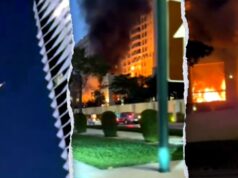 Quatro pessoas ficaram feridas em um incêndio em um hotel em Dubai após um ataque iraniano