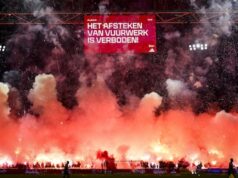 Punição do Ajax após fogos de artifício contra o FC Groningen: Lado F livre para o próximo jogo em casa.