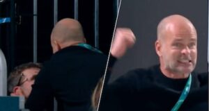 Sensacional Urbain Vennemars destrói completamente os óculos de um estranho após o forte desempenho do filho de Joepe.