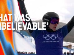 Do primeiro ao quarto em segundos! O final do snowboard cross proporciona um final dramático.