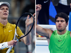 Qatar Open: Janek Sinner e Carlos Alcaraz chegam às quartas de final.