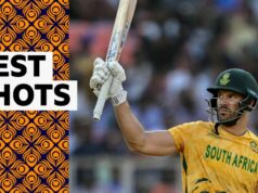 Destaques da Copa do Mundo T20 Masculina da ICC: A África do Sul venceu as Índias Ocidentais por nove postigos.