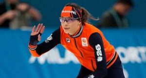 Femke não pôde deixar de impressionar Antoinette Rijpma-de Jong e Marique Groenevoud nos 1.500 metros.