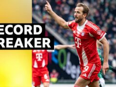 Harry Kane: O atacante do Bayern de Munique marcou seu 500º gol na carreira.