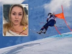 A dor de Lindsey, Vonn, continua após forte queda na corrida: lenda do esqui sob a faca novamente