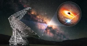 Um pulsar super-rápido foi encontrado perto do buraco negro supermassivo da Via Láctea