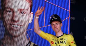 “Foi uma curva de aprendizado íngreme. E isso vai aumentar’ – Visma-Lease a Bike insiste em não haver pressão extra sobre Matthew Brennan em Omloop Het Nieuwsblad, mesmo sem Wout van Aert