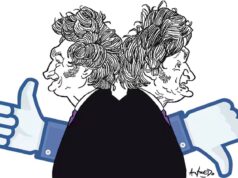 Sr. Loosetongue fala por várias pessoas