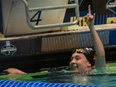 Jillian Cox e Ahmed Jaouadi brilham 1650 grátis no SEC Champs